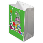 Verjaardagskaars Kabouter Medium Cadeauzakje (Voorkant Gekanteld)