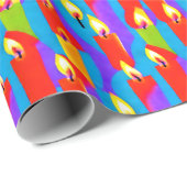 Verjaardagskaars Wrapping Papier (Rol Hoek)