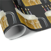 Verjaardagskaarsen in Beer mok Cadeaupapier (Rol Hoek)