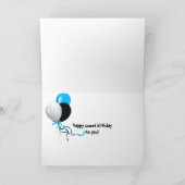 Verjaardagskaarsen in kaneelbroodjes kaart (Binnen)