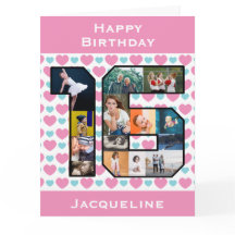 Verjaardagskaart 16 jaar