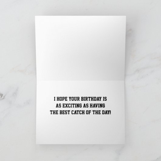 VERJAARDAGSKAART *16e VERJAARDAG *VISSER* Kaart (Binnen)