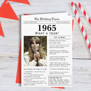 Verjaardagskaart 1965 kaart