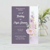 Verjaardagskaart 22ste verjaardagsfeest kaart (Staand voorkant)