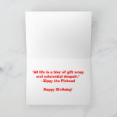 Verjaardagskaart #2 kaart (Binnen)