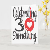 Verjaardagskaart 30 Plus Met Vouw Kaart (Gele Bloem)