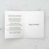 Verjaardagskaart 60ste: Fitnessprogramma voor aard Kaart (Binnen)