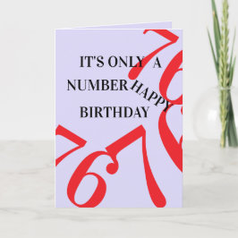 Verjaardagskaart: 76 feestdagen kaart