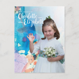 Verjaardagskaart 7e verjaardag Prinses Charlotte E Briefkaart