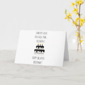 Verjaardagskaart advocaat kaart (Gele Bloem)