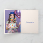 Verjaardagskaart afdrukbaar - Verjaardagsgroet onl Kaart (Binnen)