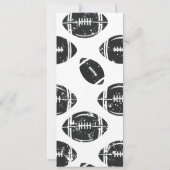 Verjaardagskaart Amerikaans Football Kaart (Achterkant)