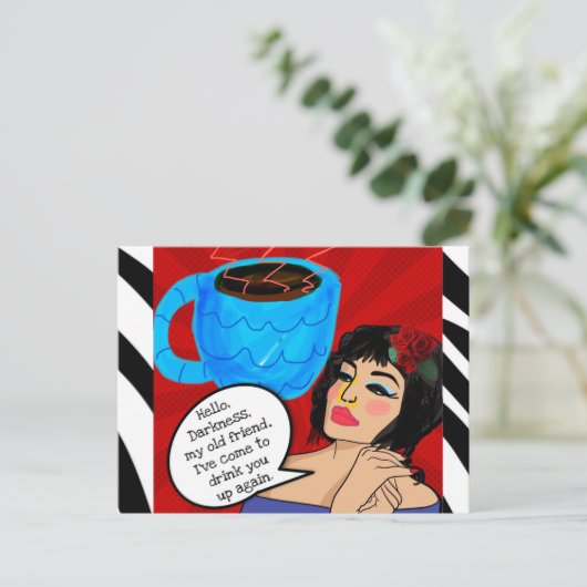 Verjaardagskaart-ansichtkaart Briefkaart (Staand voorkant)