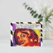 Verjaardagskaart-ansichtkaart Briefkaart (Staand voorkant)