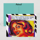 Verjaardagskaart-ansichtkaart Briefkaart (Voorkant / Achterkant)