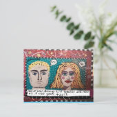 Verjaardagskaart-ansichtkaart Briefkaart (Staand voorkant)