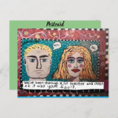 Verjaardagskaart-ansichtkaart Briefkaart (Voorkant / Achterkant)