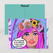 Verjaardagskaart ansichtkaart briefkaart (Voorkant / Achterkant)