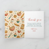 Verjaardagskaart 'Baking Bear' Bedankkaart (Binnen)