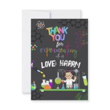 Verjaardagskaart bedanken voor een 'gekke' wetensc