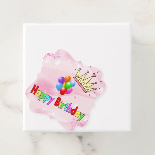 verjaardagskaart bedankjes labels (In situ)