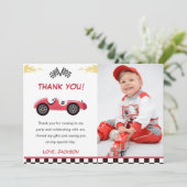 Verjaardagskaart bedankt voor verjaardagsfeestje j kaart (Staand voorkant)