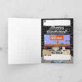 Verjaardagskaart beren spelen Mario Kaart (Binnen)