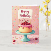 Verjaardagskaart Berry Delight Kaart (Gele Bloem)