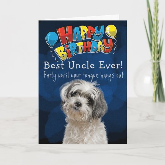 Verjaardagskaart Beste Oom Ooit Bedankkaart (Voorkant)