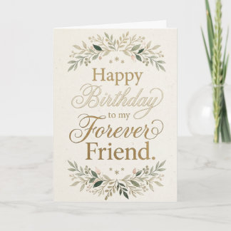 Verjaardagskaart Beste Vriendinnen Typografie Bloe Kaart