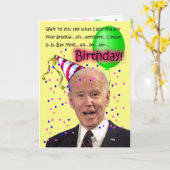 Verjaardagskaart Biden Kaart (Gele Bloem)