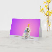 Verjaardagskaart - blanco binnenkant 5x7 kaart (Gele Bloem)