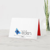 Verjaardagskaart blauw voor jongens bedankt (Achterkant)