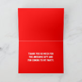 Verjaardagskaart blauw voor jongens bedankt (Binnen)