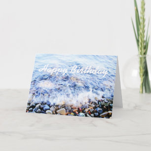 Verjaardagskaart blauwe golf kaart