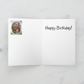 Verjaardagskaart - Bloemstuk Kaart (Binnen)