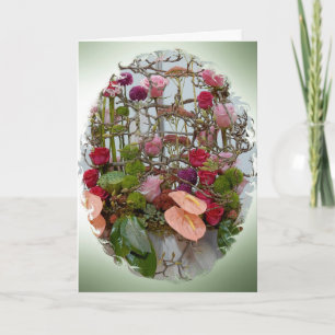 Verjaardagskaart - Bloemstuk Kaart