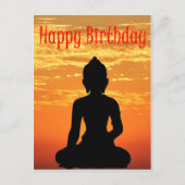 Verjaardagskaart_Boeddha Briefkaart (Voorkant)