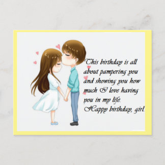 verjaardagskaart  briefkaart