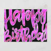 Verjaardagskaart Briefkaart (Voorkant)
