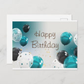 Verjaardagskaart Briefkaart (Voorkant / Achterkant)