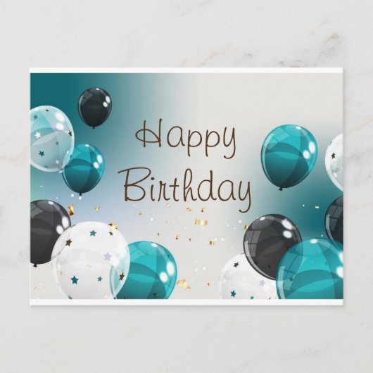 Verjaardagskaart Briefkaart (Voorkant)