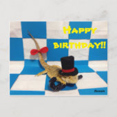 ☆ verjaardagskaart briefkaart (Achterkant)