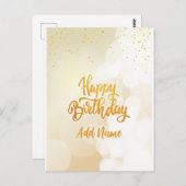 Verjaardagskaart Briefkaart (Voorkant / Achterkant)