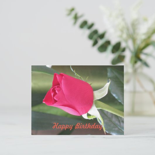 Verjaardagskaart Briefkaart (Staand voorkant)