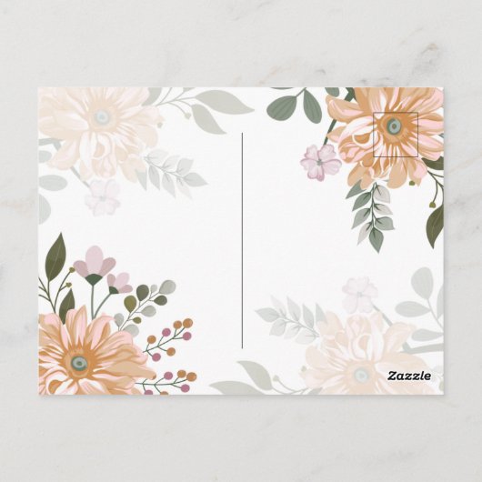 Verjaardagskaart Briefkaart (Achterkant)