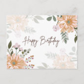 Verjaardagskaart Briefkaart (Voorkant)