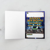 Verjaardagskaart cartoon DJ Kaart (Binnen)