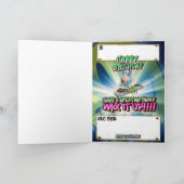 Verjaardagskaart cartoon DJ Kaart (Binnen)