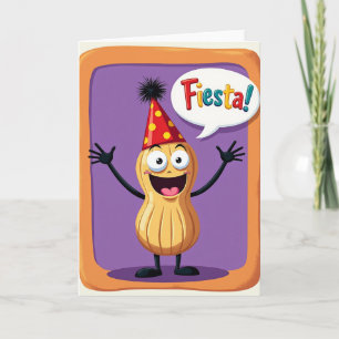 Verjaardagskaart 'Cheerful Bean' Kaart
